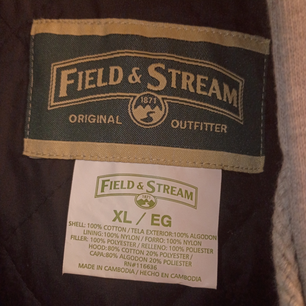 Field & Stream Men's Black and Gray Plaid Shirt Jacket - Picture 4 of 11